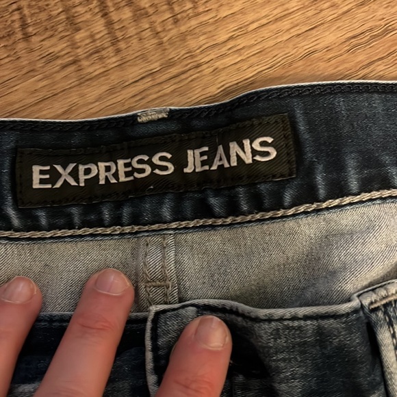 EXPRESS men’s jeans! Worn look. - Picture 2 of 5